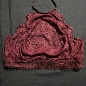 Victoria's Secret Lace Bralette in Deep Burgundy
